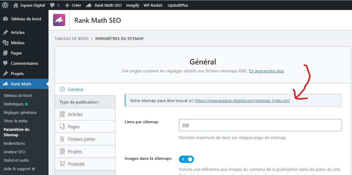 Comment référencer son site sur Google - PLugin SEO Rank Math - Sitemaps XML