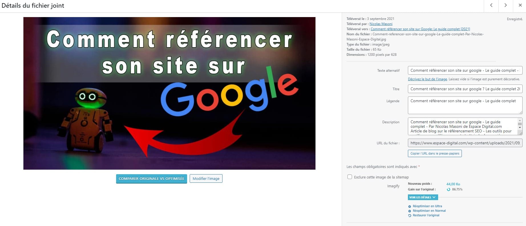 Comment référencer son site sur Google Référencer ses images - texte ALT