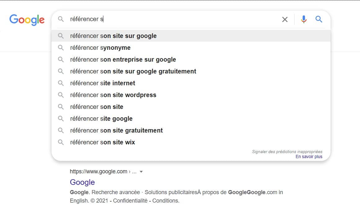 Comment référencer son site sur Google - moteur de recherche